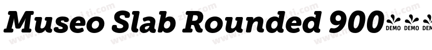Museo Slab Rounded 900字体转换